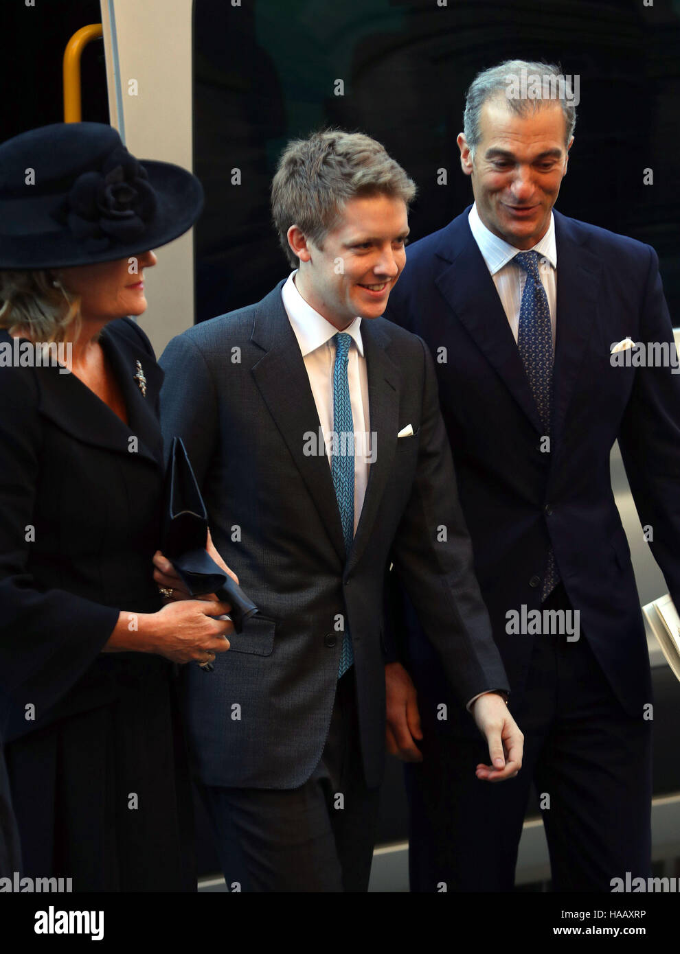 The 7th Duke of Westminster, Hugh Grosvenor, arriving for a memorial  service to celebrate the life of his father, the sixth Duke of Westminster  at Chester Cathedral, Chester Stock Photo - Alamy