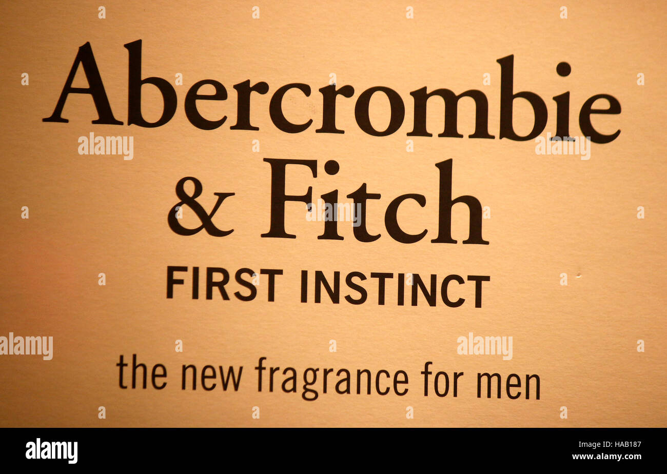 Abercrombie fitch logo logo hi-res stock photography and images - Alamy