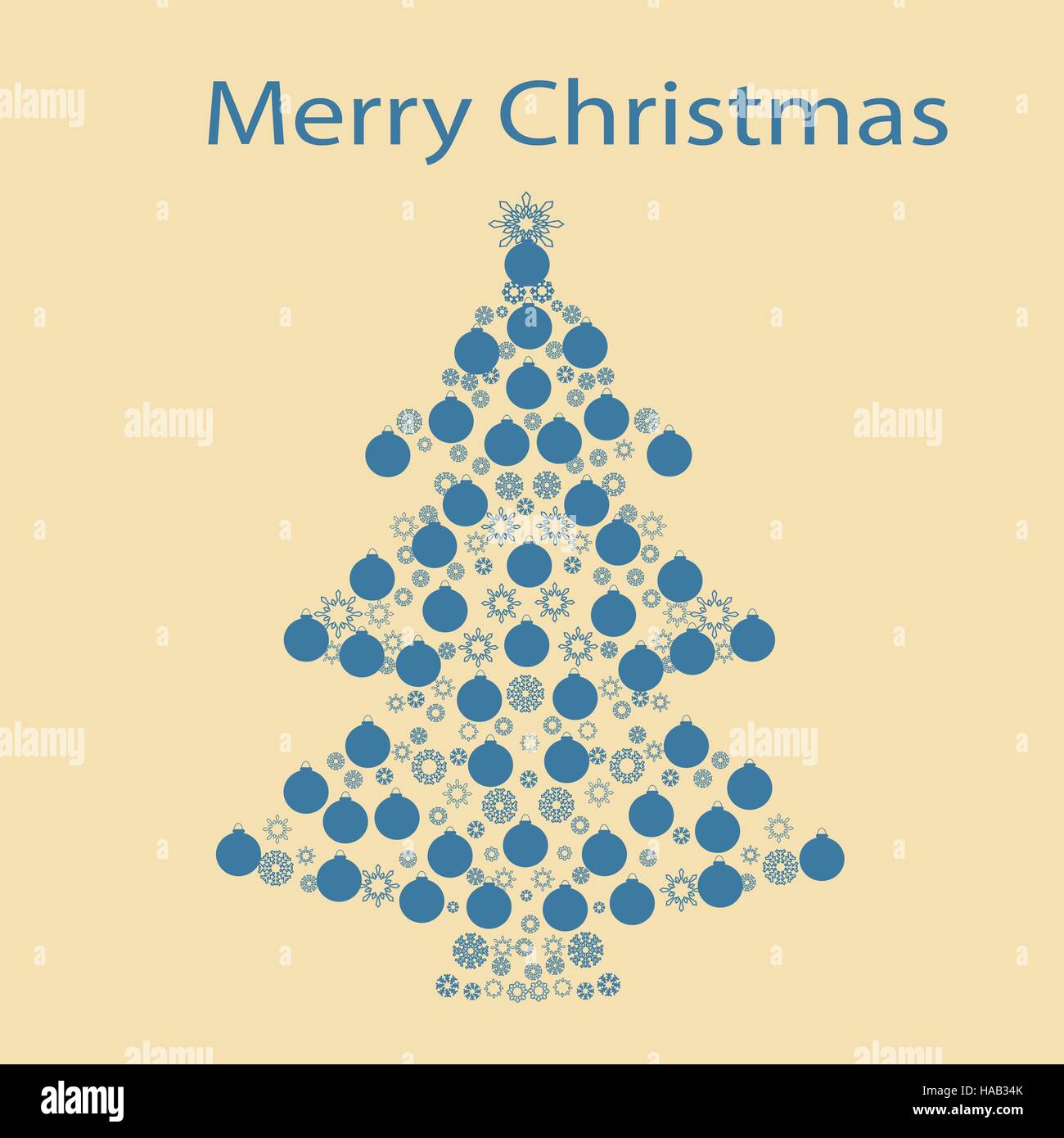 Christmas tree ball card background Stock Vector Image & Art - Alamy