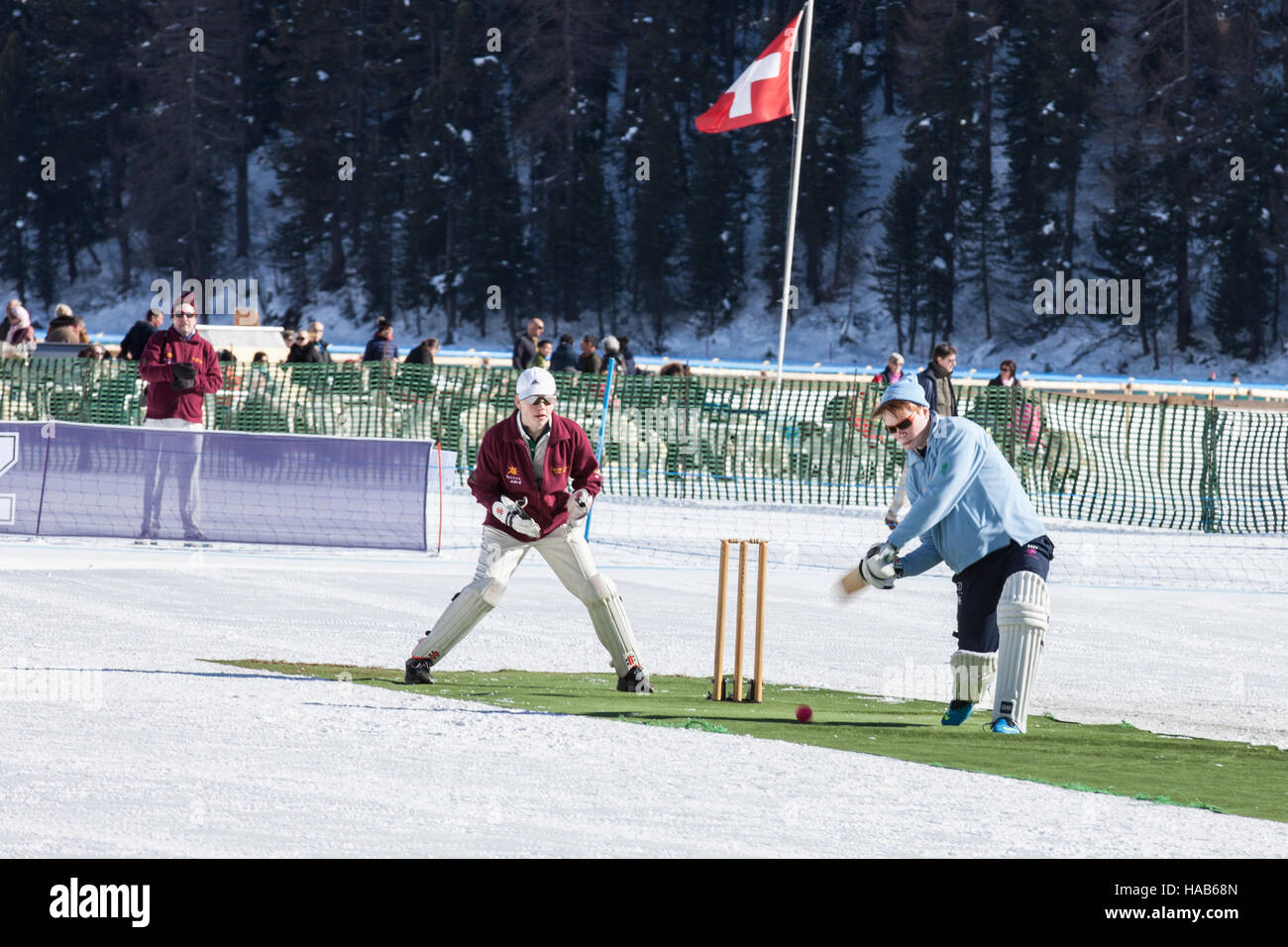 Cricket on ice st moritz hires stock photography and images Alamy