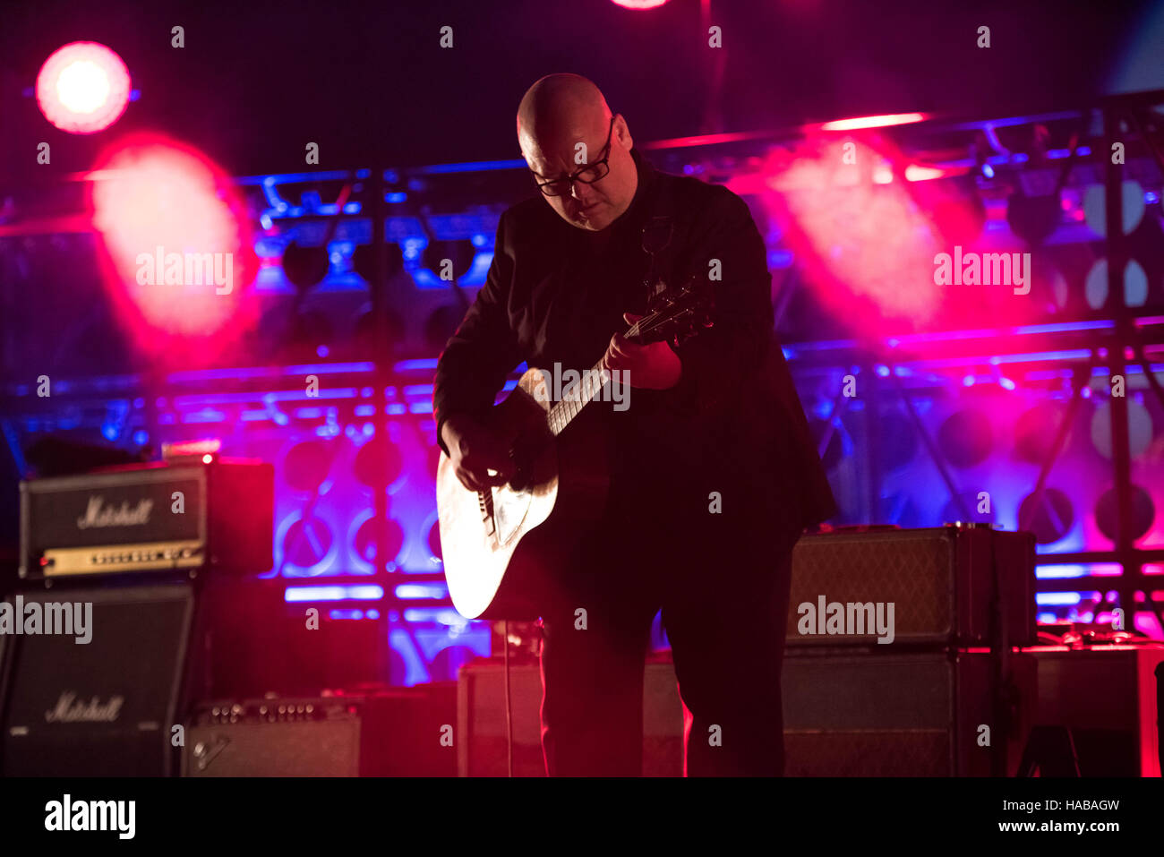 London, UK. 28th Nov, 2016. Black Francis of Pixies performs onstage at