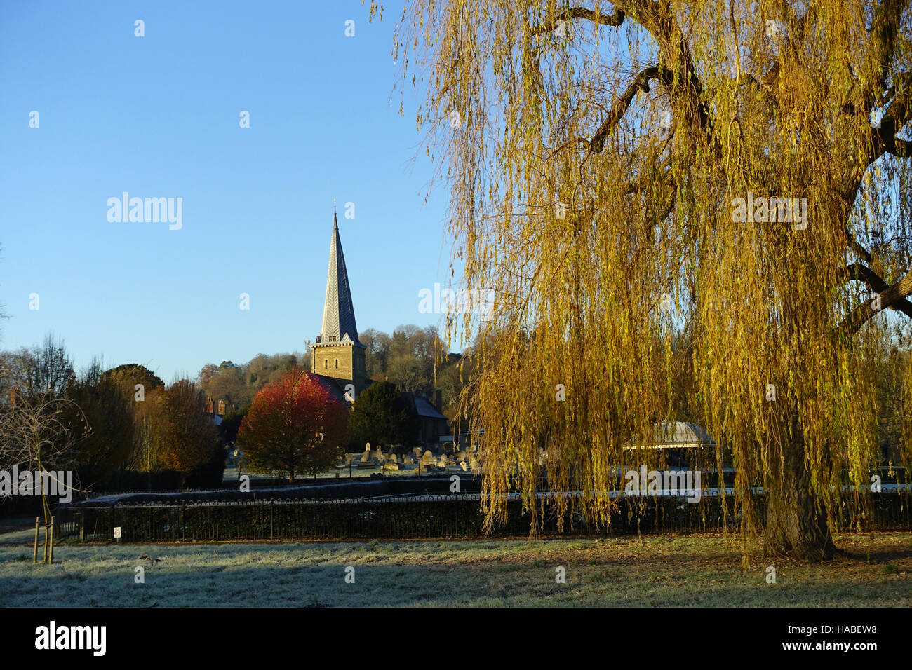 Bandstand church in godalming surrey hires stock photography and