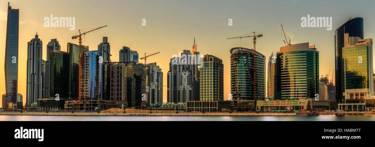 Business bay of Dubai, UAE Stock Photo Alamy