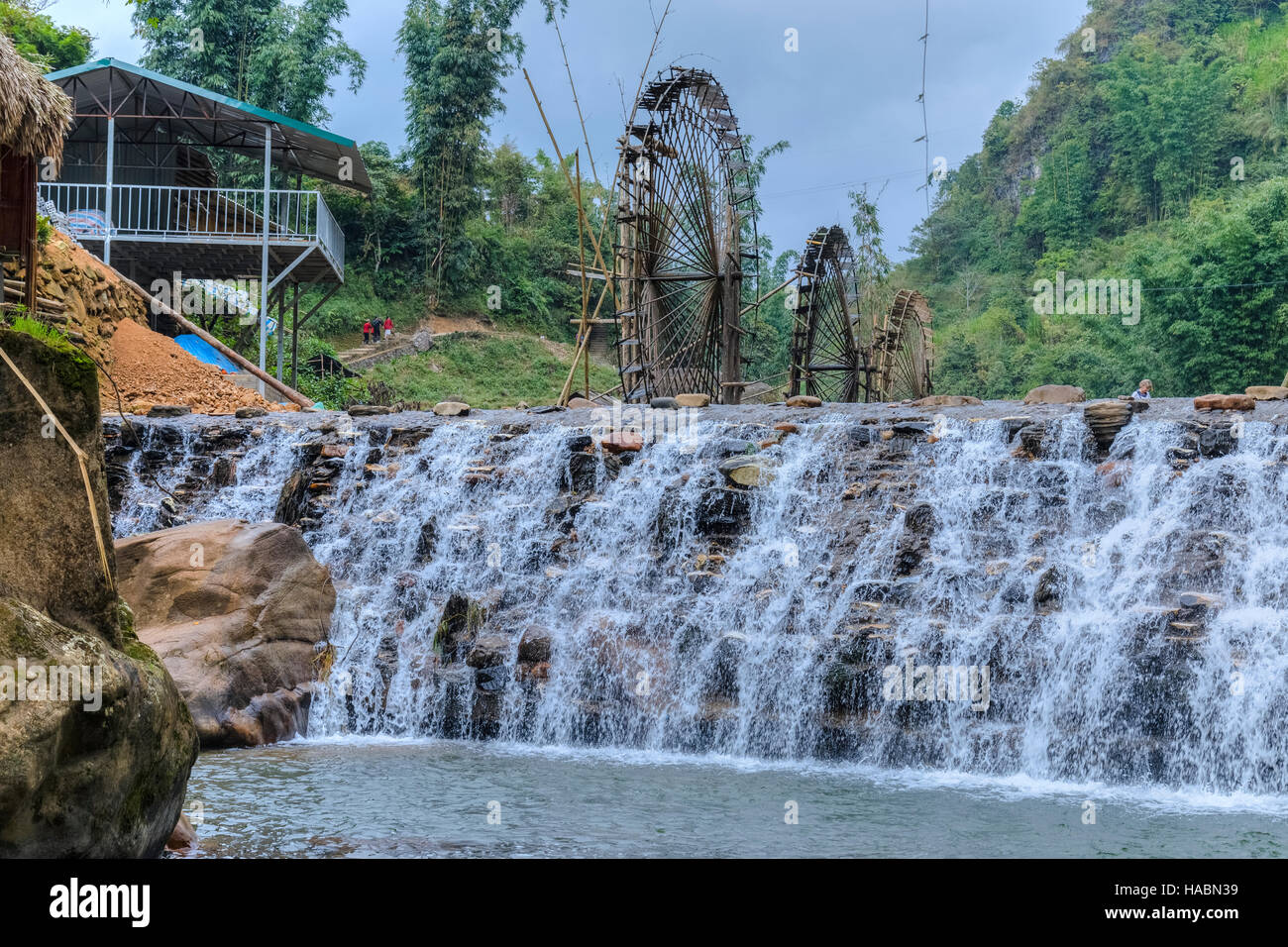 Cat Cat village, Lao Chai, Sapa, Vietnam, Asia Stock Photo