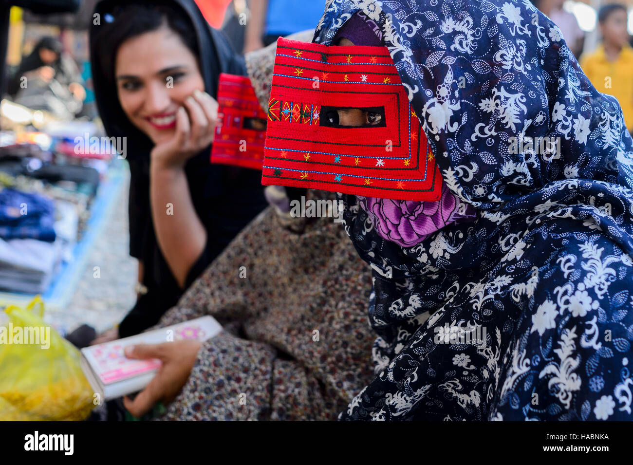 Bandari woman, Iran Stock Photo