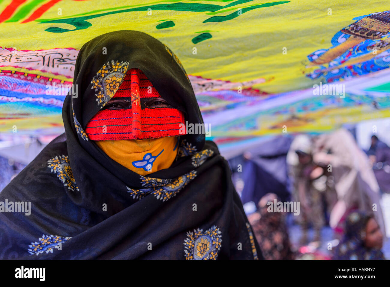 Bandari woman, Iran Stock Photo - Alamy