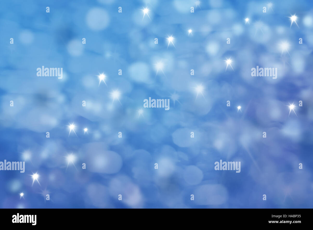 blue christmas background with beautiful bokeh Stock Photo - Alamy