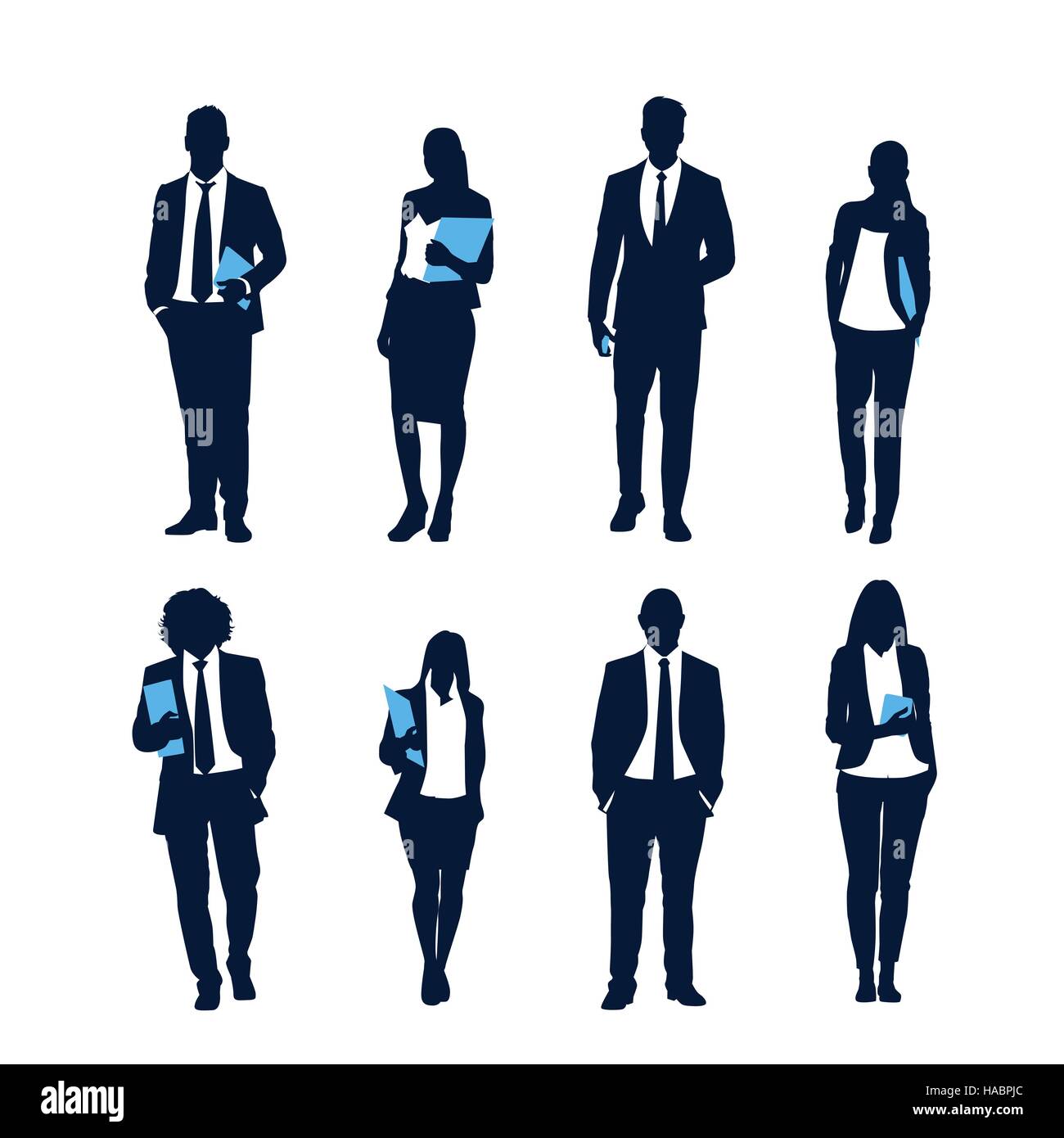 Business People Silhouette Set Businesspeople Group Hold Document Folders  Human Resources Collection Stock Vector Image \u0026 Art - Alamy, image size:1300x1390