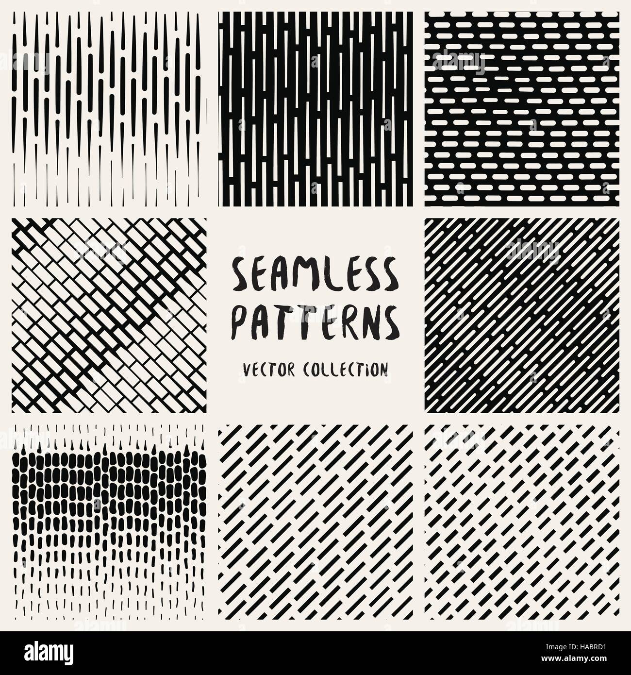 Set Geometric Vector Seamless Pattern Stock Vector Image & Art - Alamy