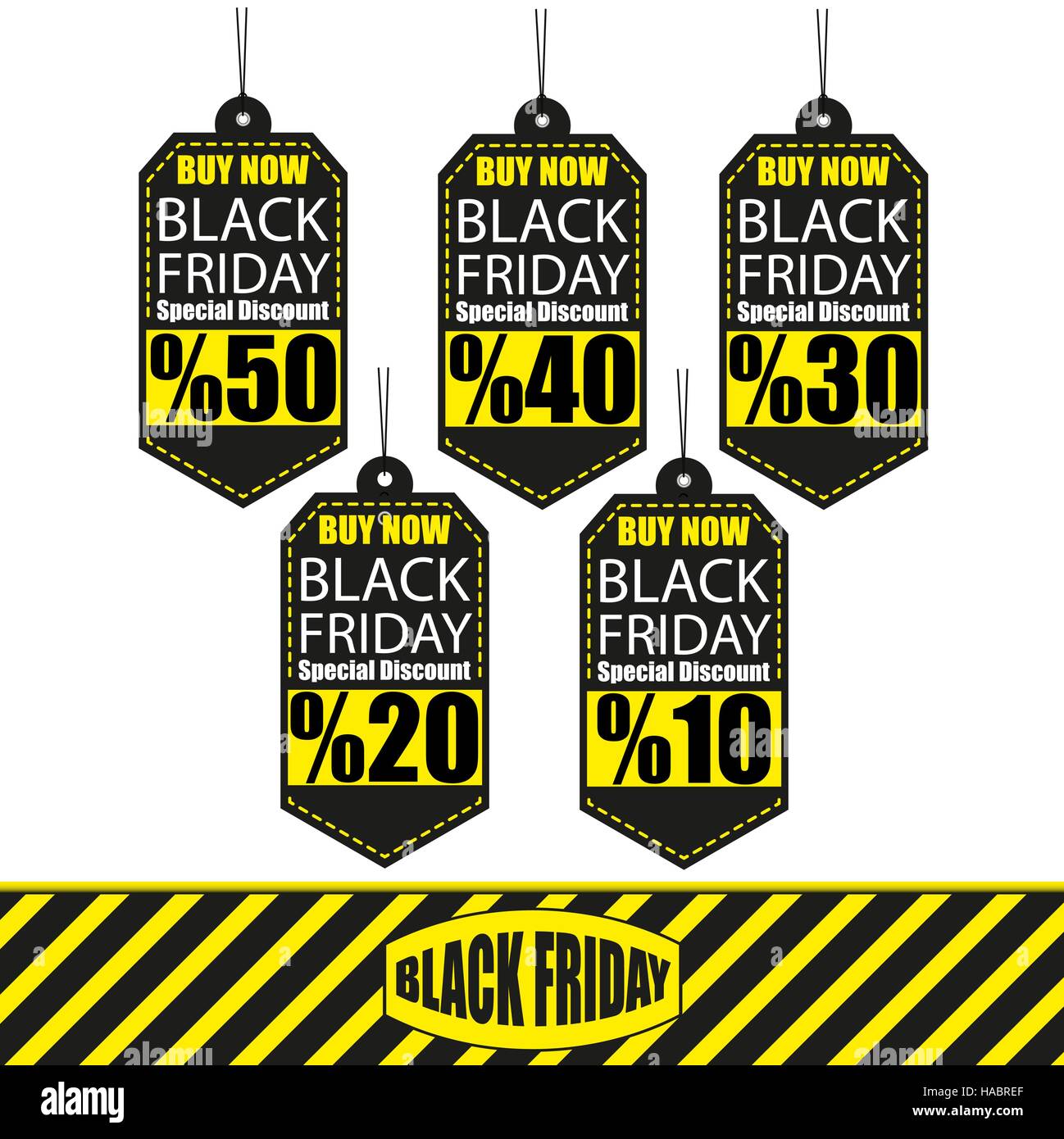 Black Friday Labels Stock Vector Image & Art Alamy