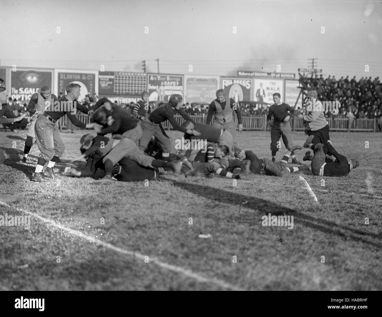 Richmond and Norfolk Football Game, 1911 Stock Photo