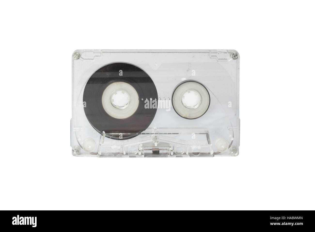 Cassette tape on white background Stock Photo - Alamy