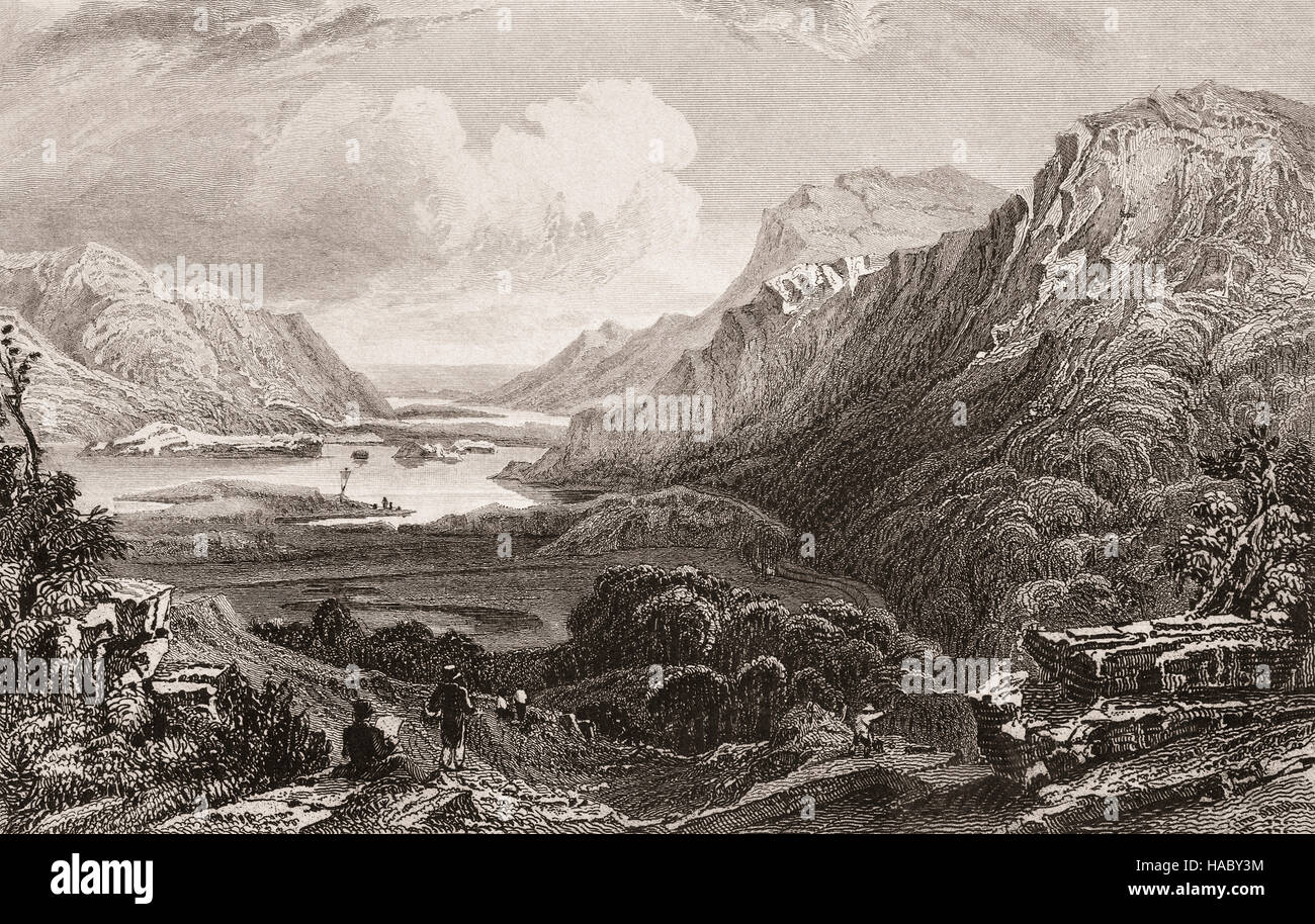 19th Century view of the Upper Lake from what became known as Ladies ...