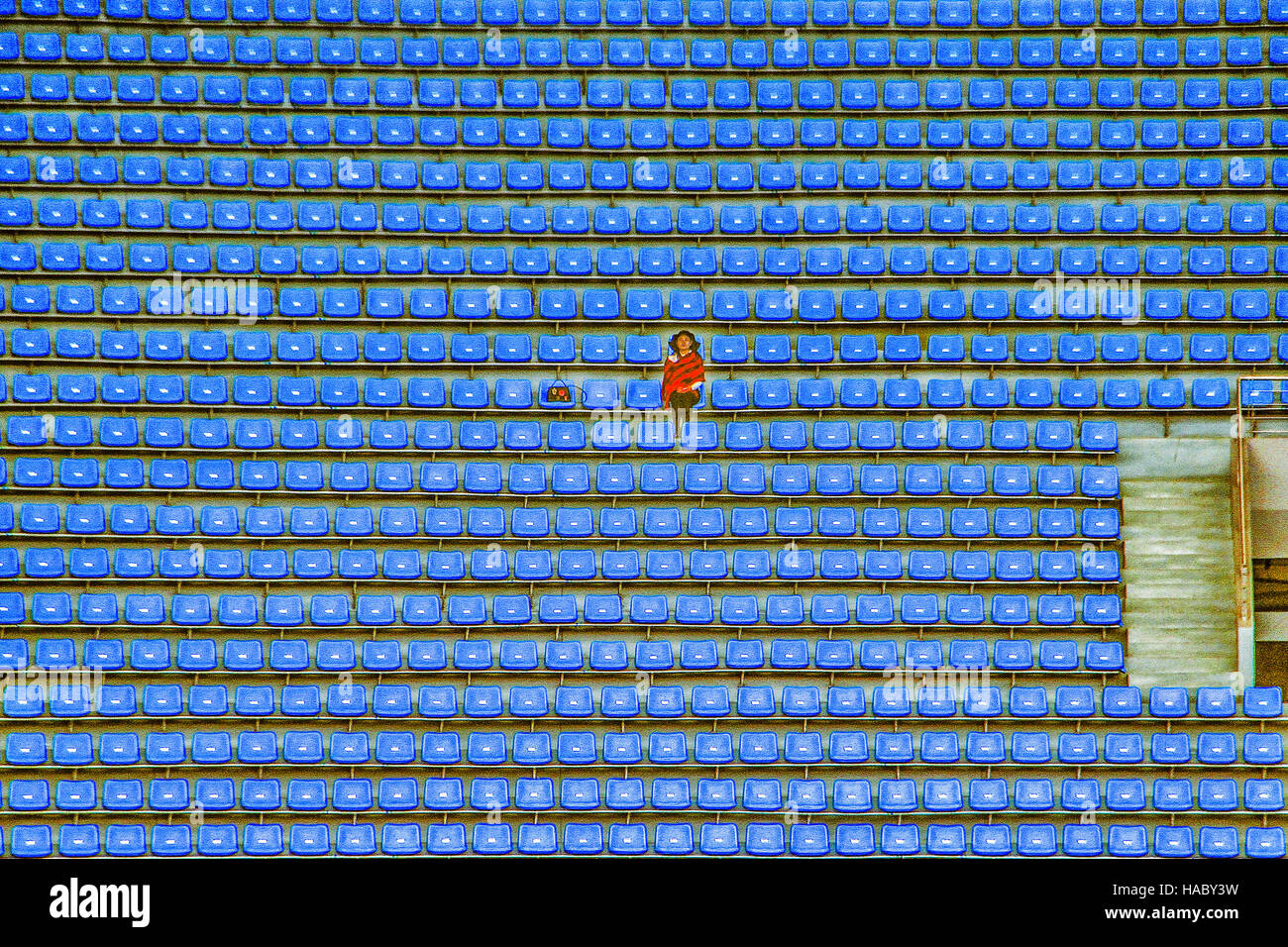 Stadium stand seat Stock Photo Alamy