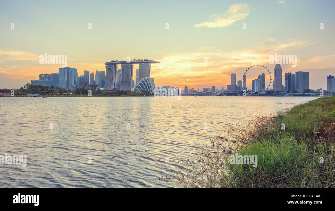 Singapore view rooftop hi-res stock photography and images - Alamy