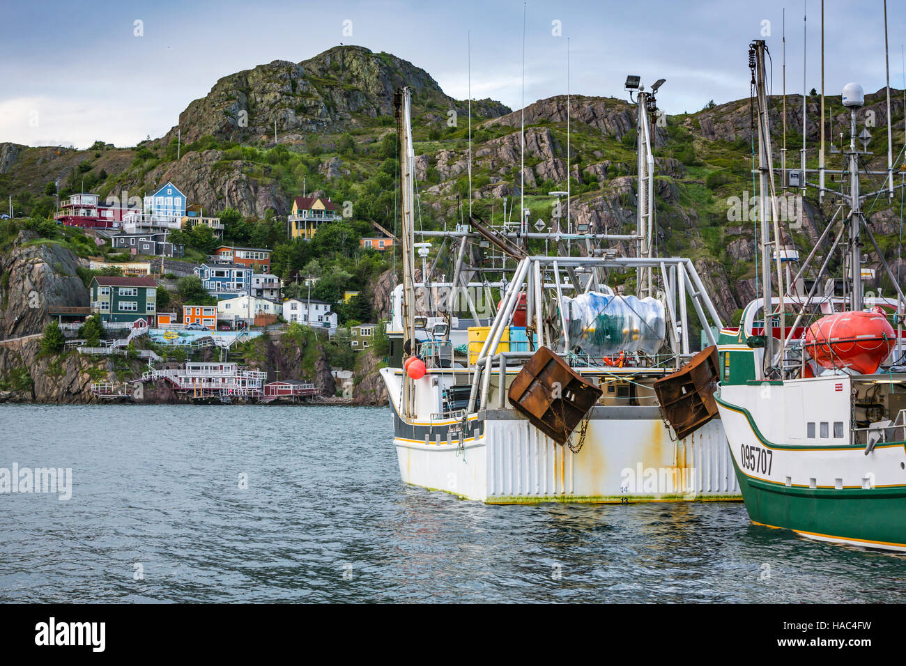 The battery neighborhood on the slopes of Signal Hill in St. John's