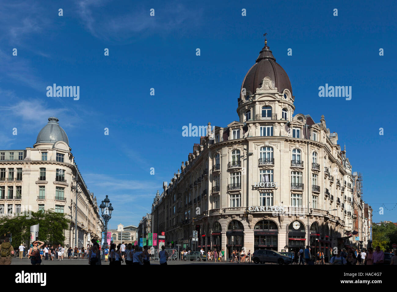Lille (northern France): The Carlton hotel Stock Photo