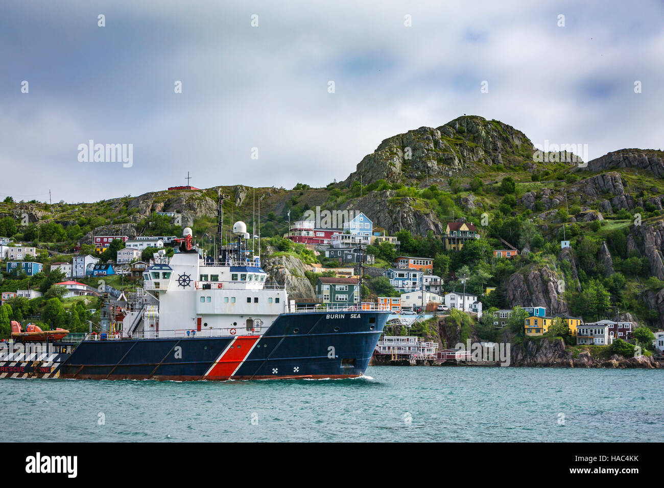 The battery neighborhood on the slopes of Signal Hill in St. John's