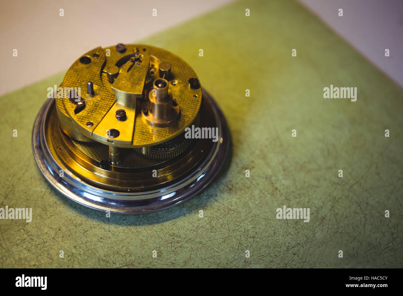 Parts of a watch in Stock Photo Alamy