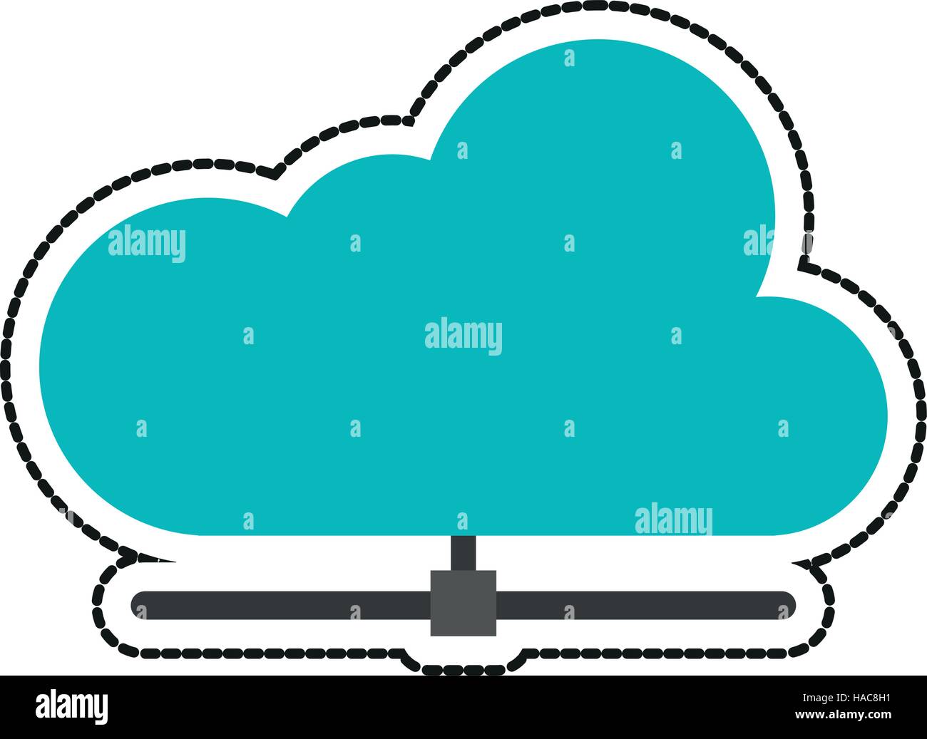 Isolated cloud computing design Stock Vector Image & Art - Alamy