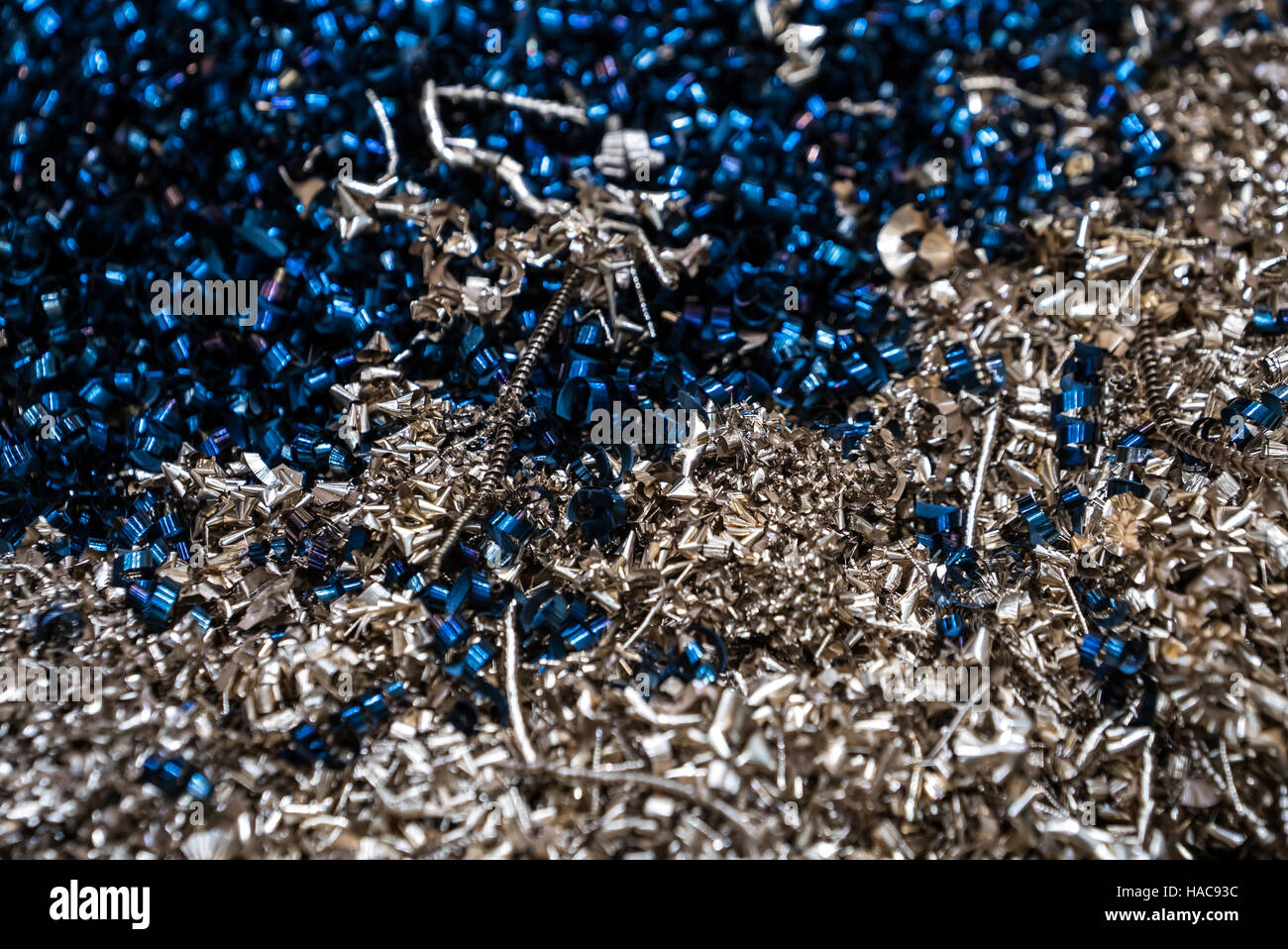 Metal shavings Stock Photo Alamy