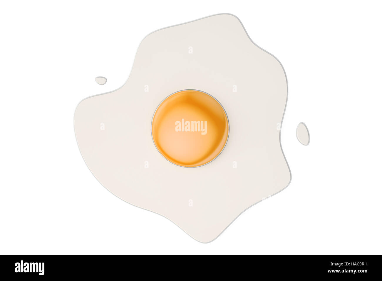 3D Render Sunny Side Up Egg Graphic by arasigner · Creative Fabrica