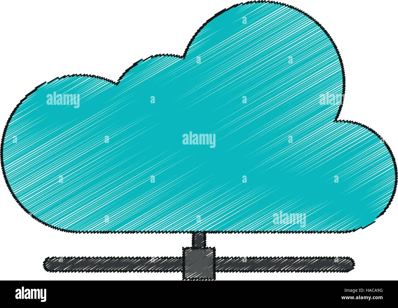 Isolated cloud computing design Stock Vector Image & Art - Alamy