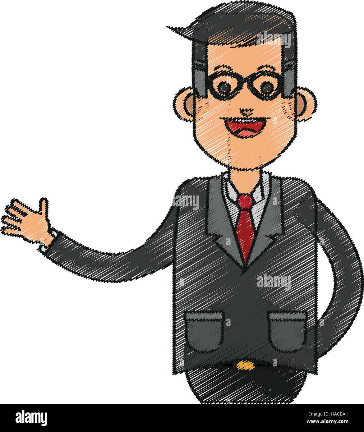 Isolated businessman design Stock Vector Image & Art - Alamy