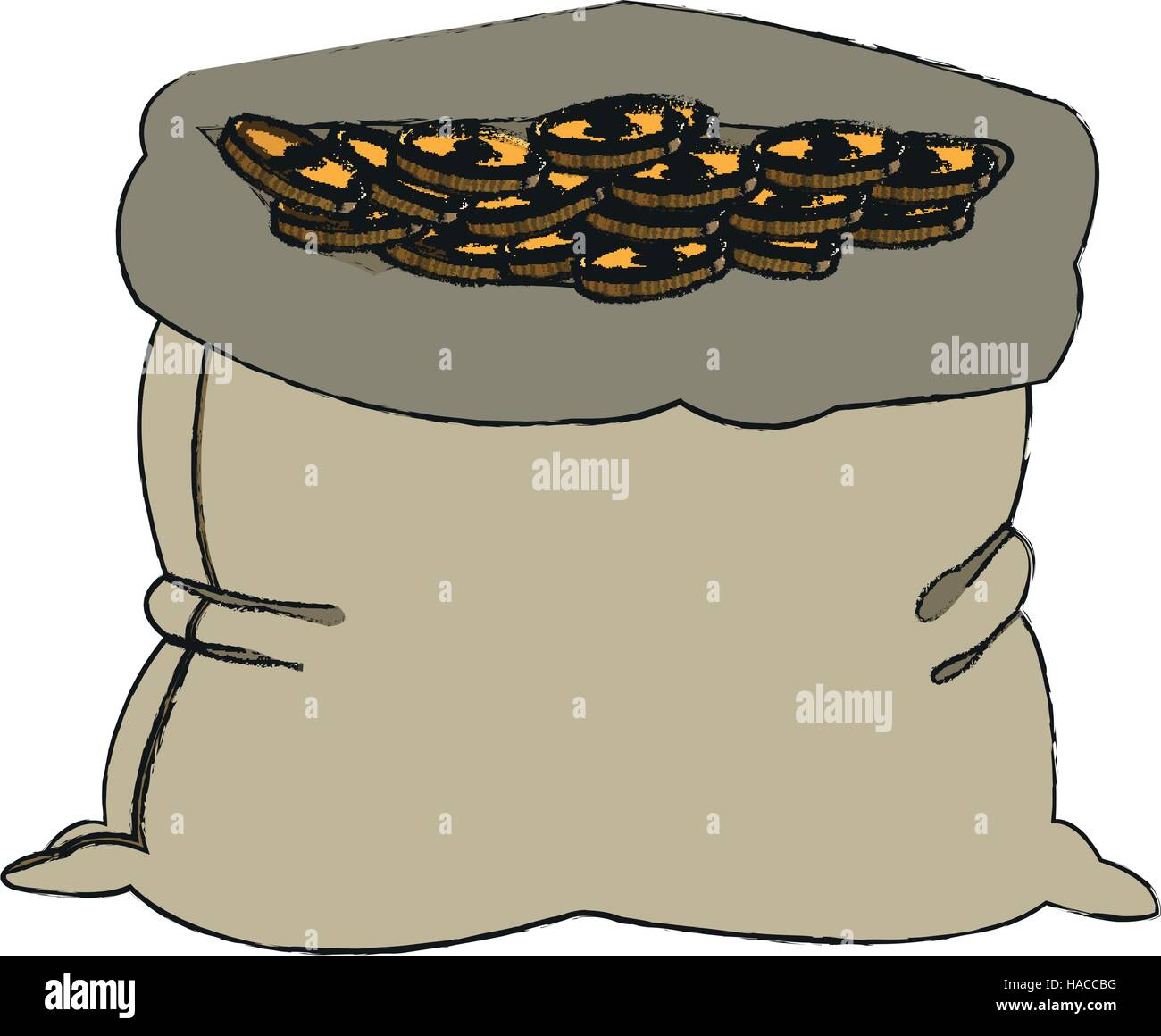 Isolated money bag design Stock Vector Image & Art - Alamy