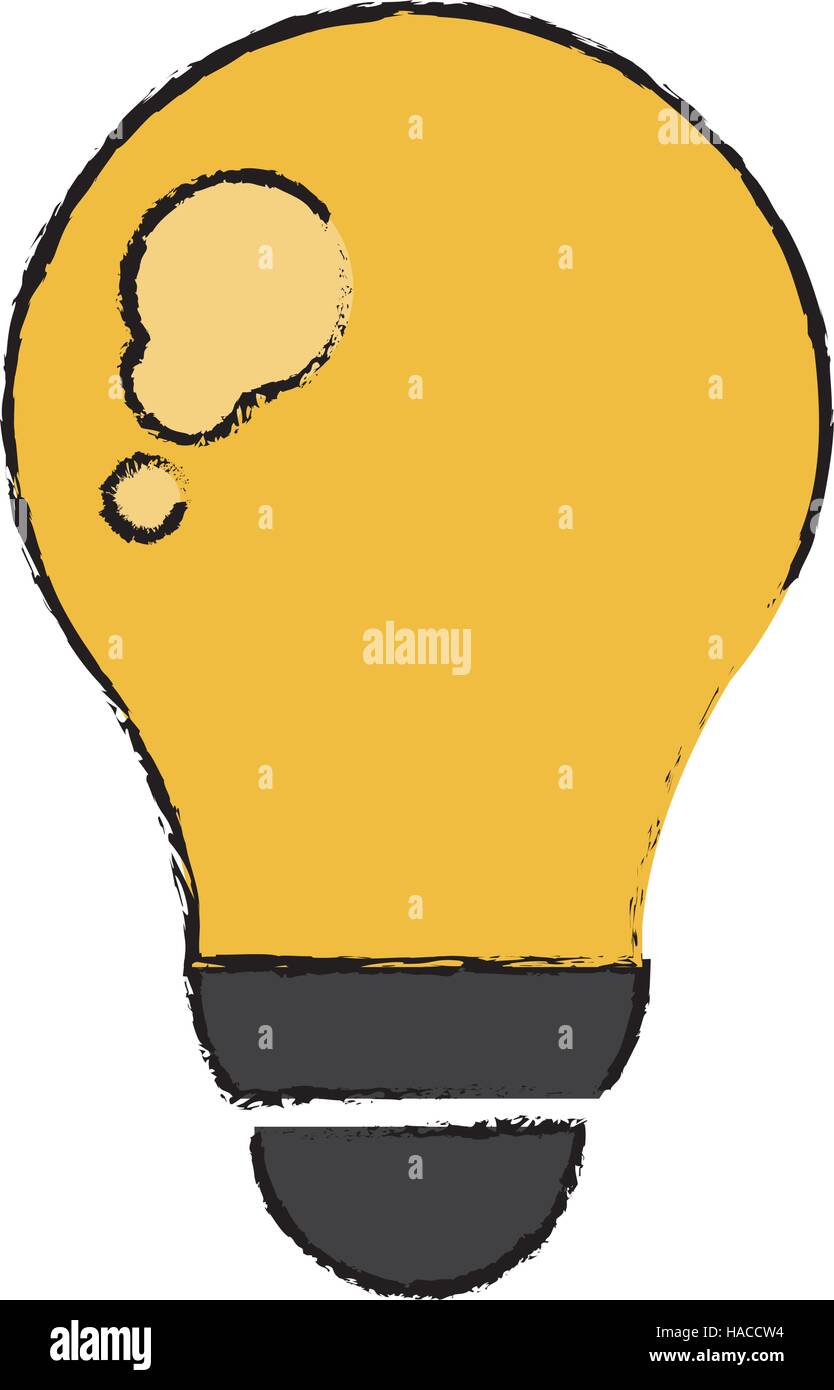 bulb light energy electricity icon drawing Stock Vector Image & Art - Alamy