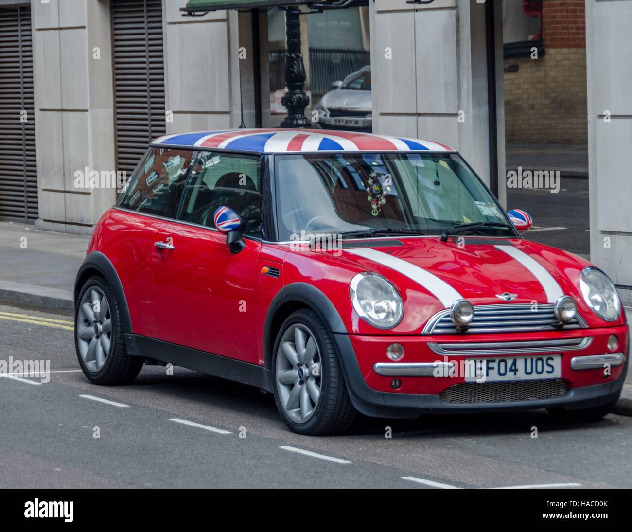 British Flag Mini Cooper