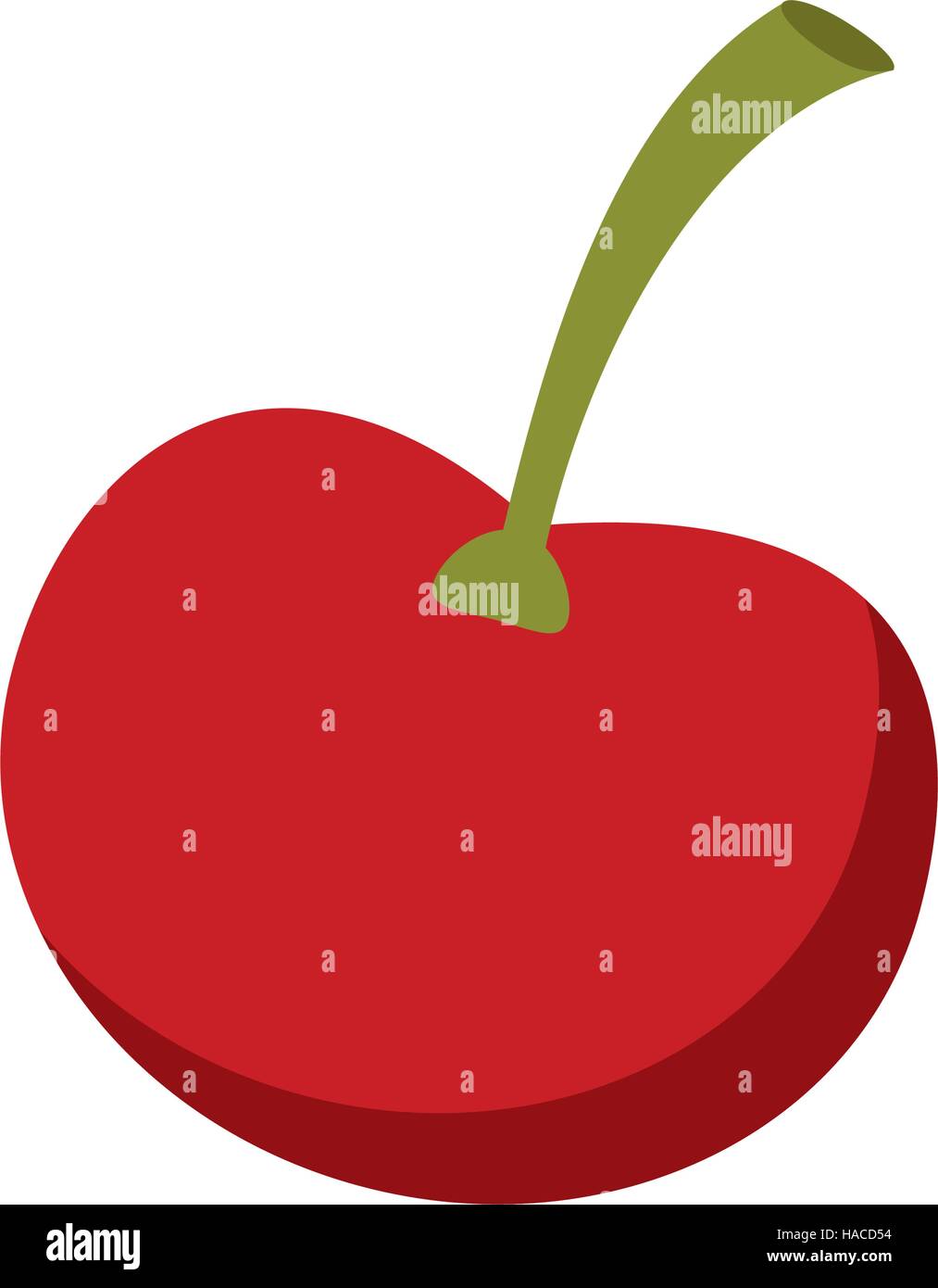 ripe cherry fruit nature design Stock Vector Image & Art - Alamy