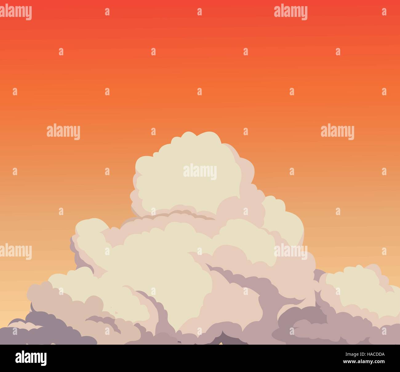 sky sunset cloud design graphic Stock Vector Image & Art - Alamy