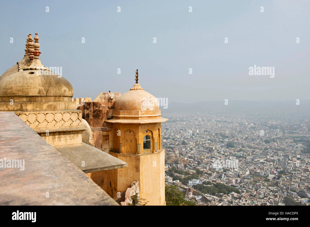 View of Jaipur city from Nahargarh, Rajasthan, India Stock Photo