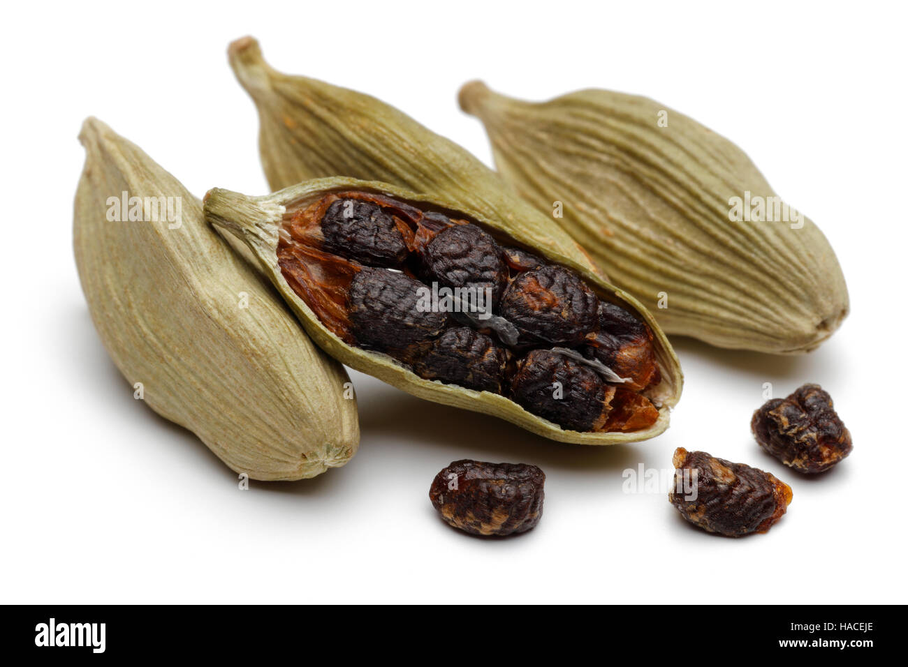 Black cardamon seeds hires stock photography and images Alamy