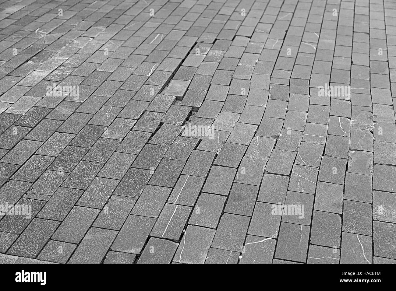 Urban street painted floor tiles, construction Stock Photo Alamy
