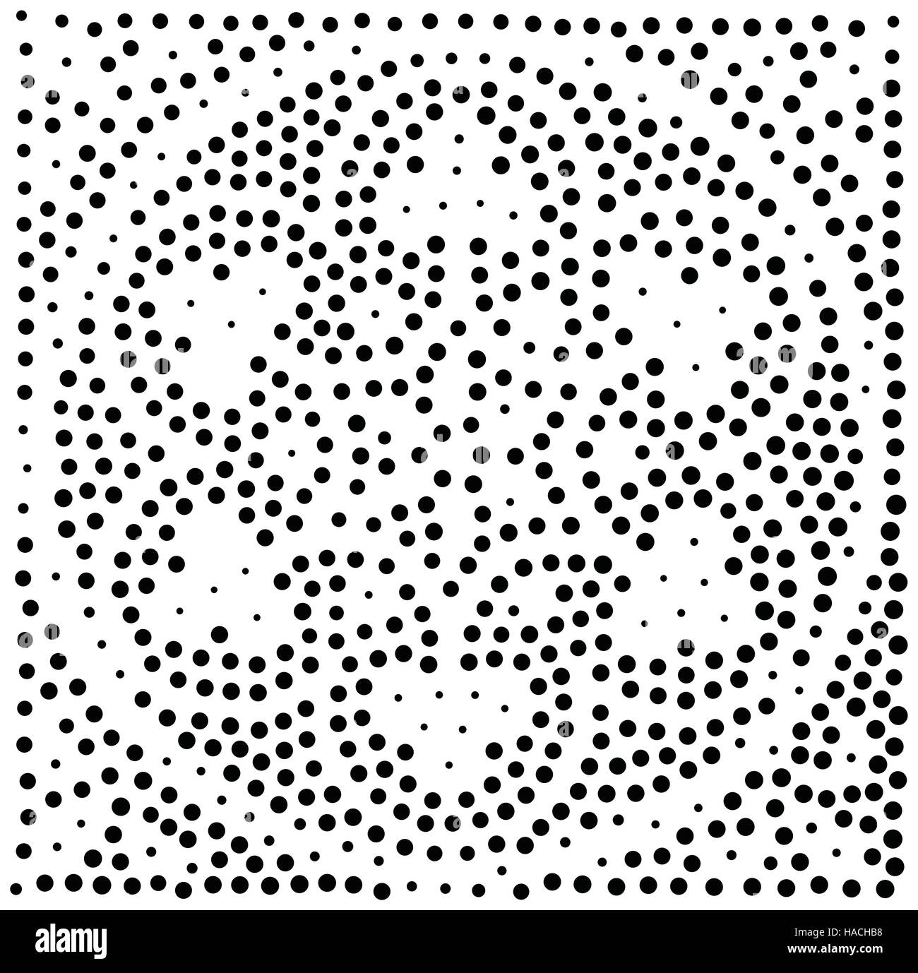 Vector geometric seamless pattern. Repeating abstract dots Stock Vector ...