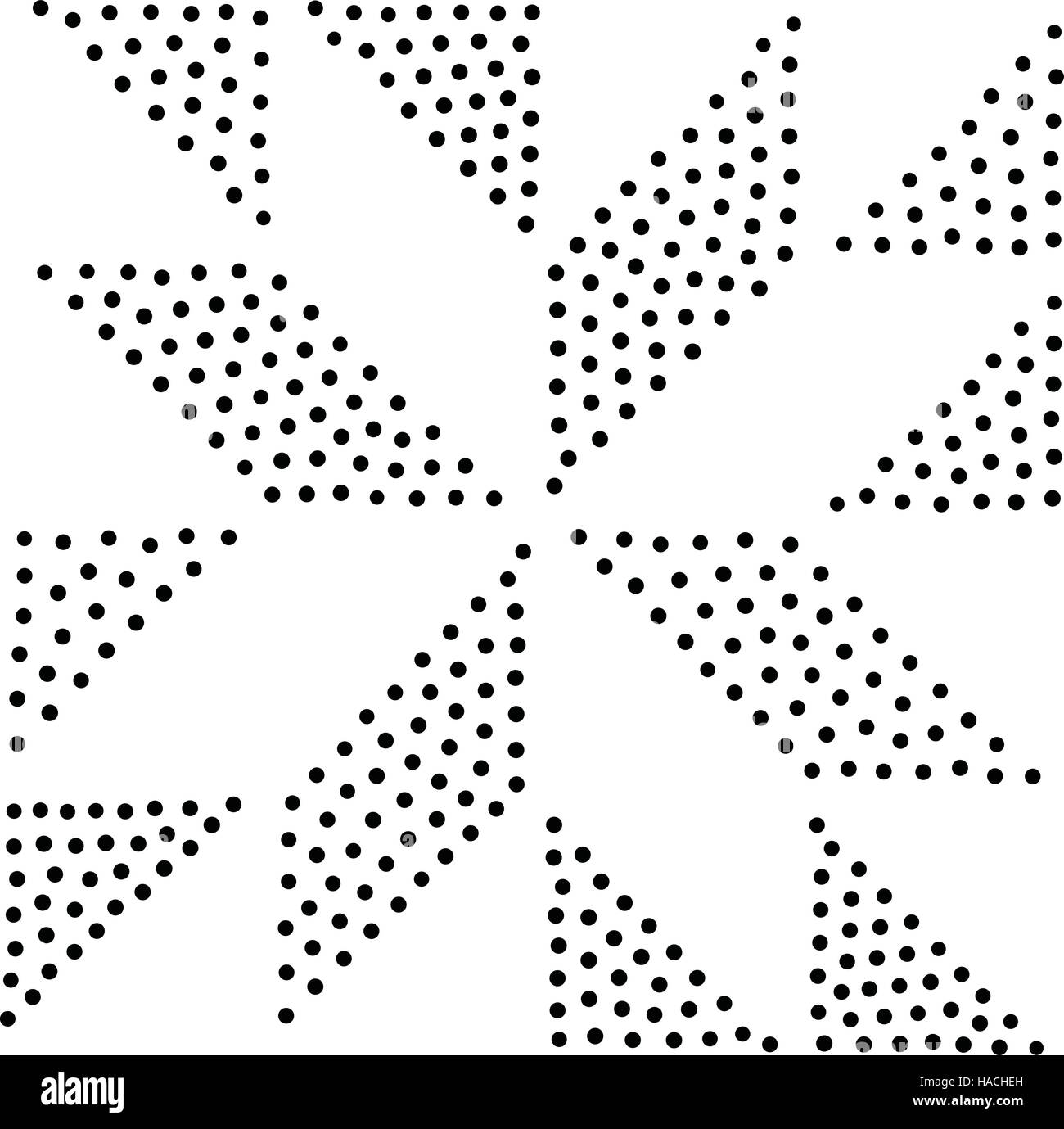 Vector geometric seamless pattern. Repeating abstract dots Stock Vector ...