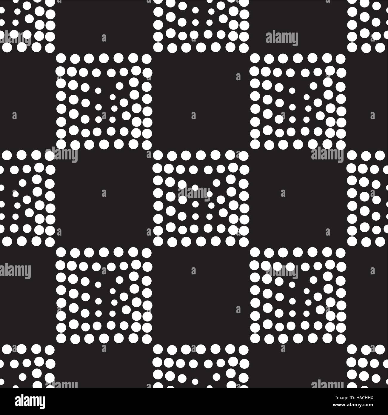 Dots Repeatable Pattern Vector geometric seamless pattern. Repeating abstract dots Stock Vector ...