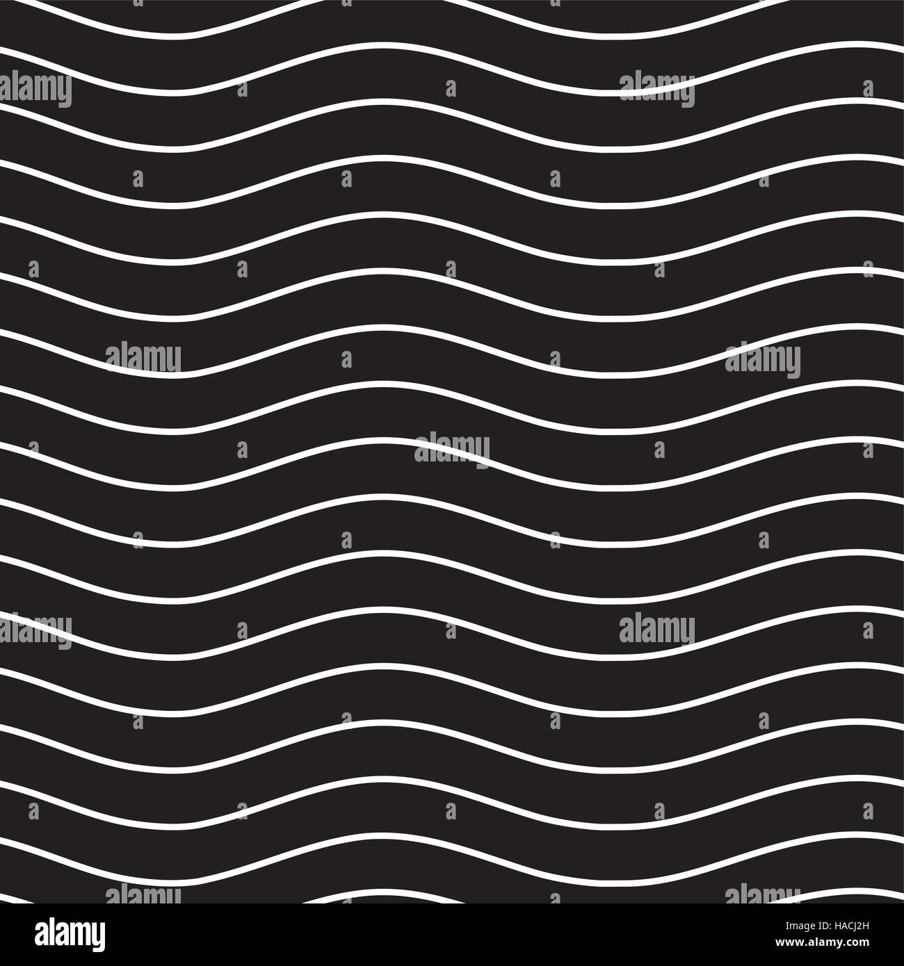Universal seamless linear striped wave abstract pattern in black Stock ...