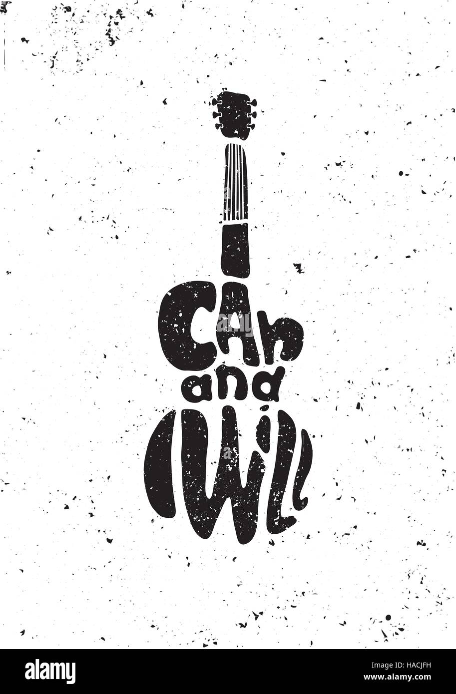 Inspirational motivational poster quote. I can and will Stock Vector ...