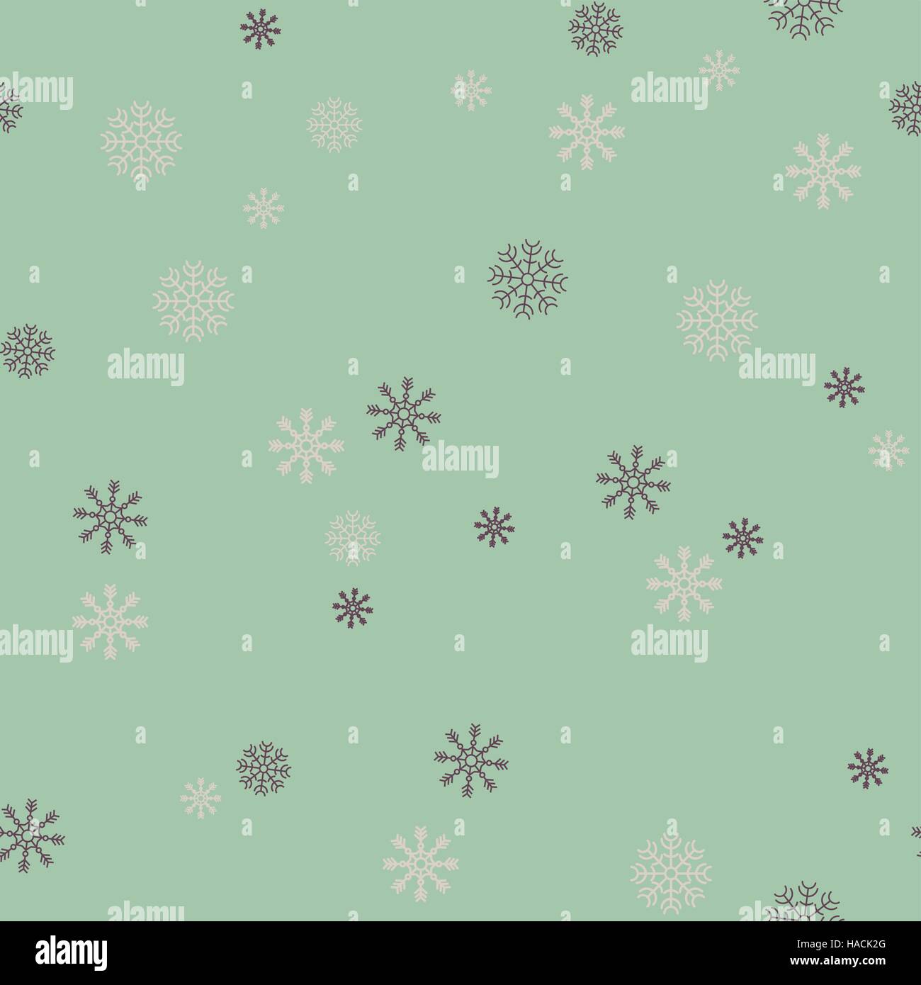 Seamless pattern flat snowflake background Stock Vector Image & Art - Alamy