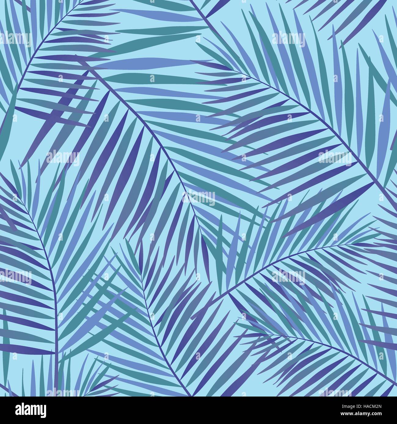 Palm Tropical leaves seamless pattern Stock Vector Image & Art - Alamy
