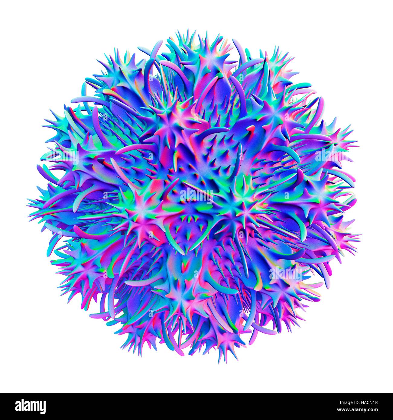Dendrimer, computer artwork. Dendrimers are artificially created ...