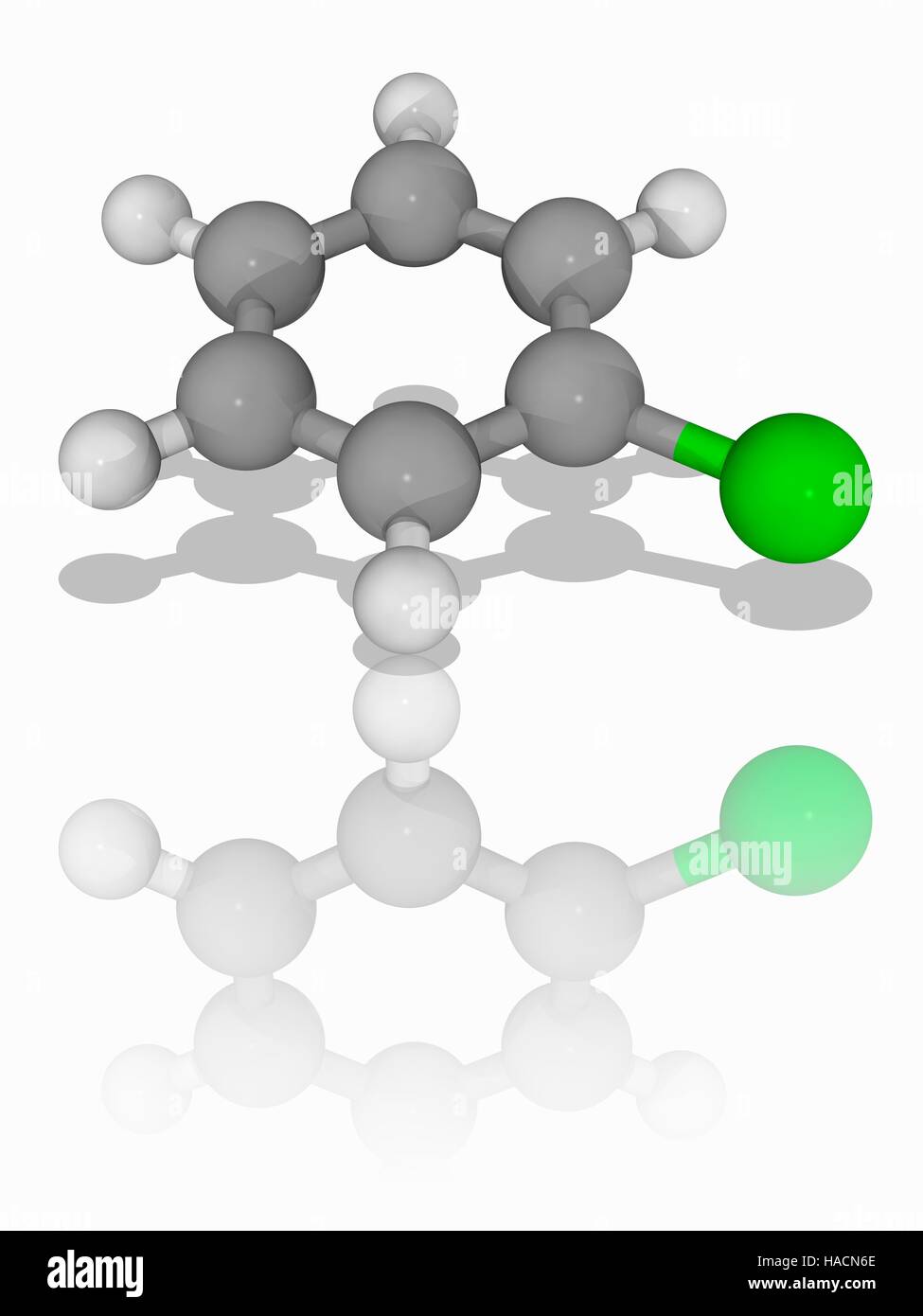 Chlorobenzene molecular Cut Out Stock Images & Pictures Alamy
