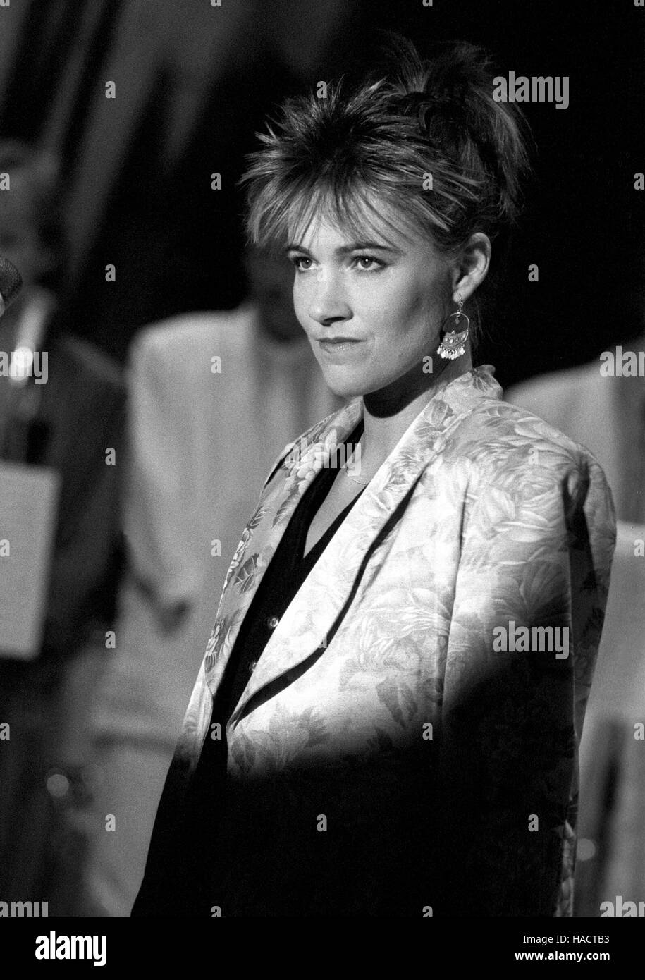 MARIE FREDRIKSSON singer 1986 later she became member of Roxette together with Per Gessle Stock Photo