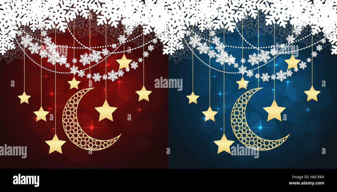 red and blue christmas cards Stock Vector Image & Art Alamy