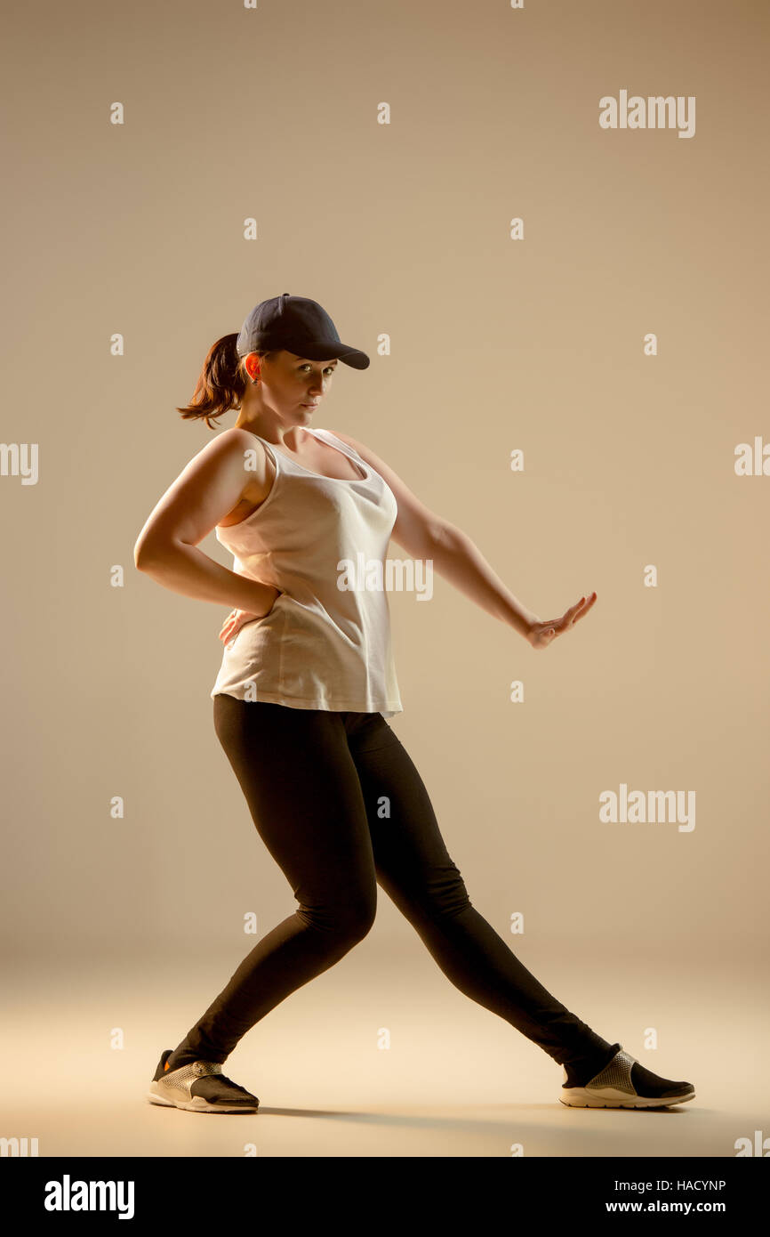 The women dancing hip hop choreography Stock Photo Alamy