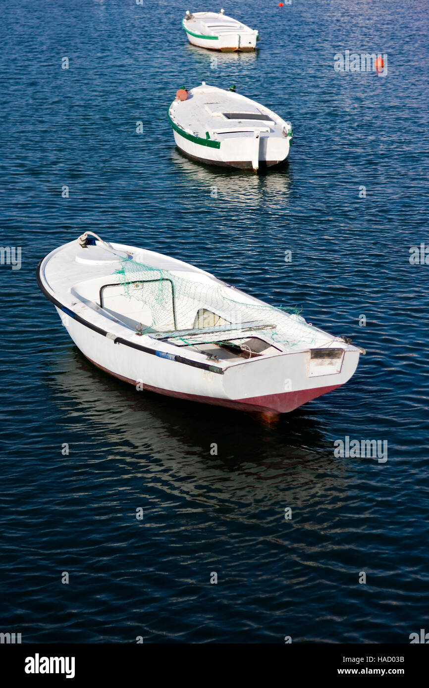 Three fishing boats hi-res stock photography and images - Alamy