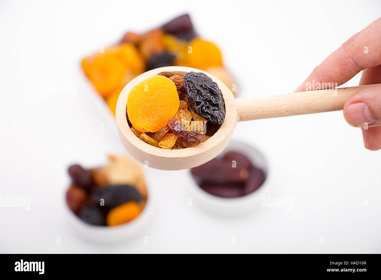 Collection of dried fruits Stock Photo Alamy